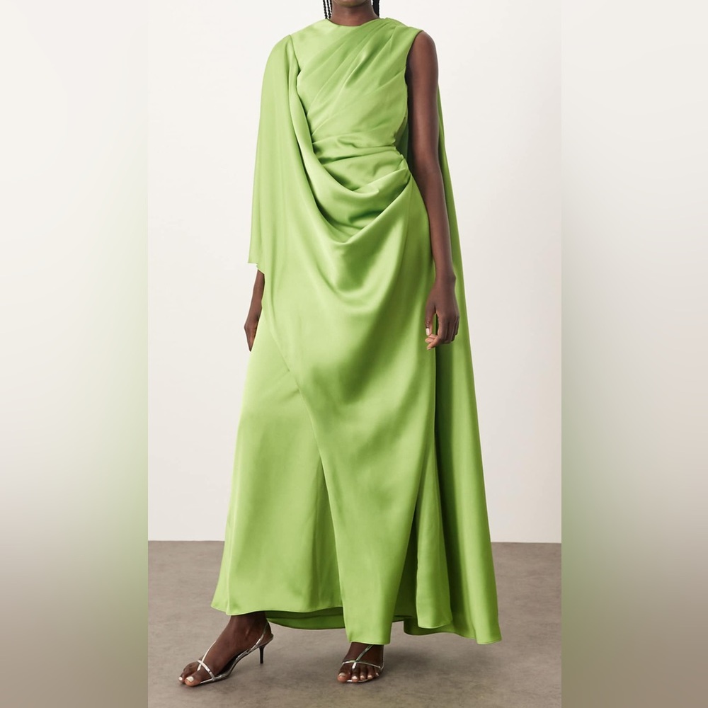 Elegant Green Maxi Dress